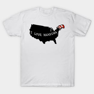 I Love Reading America T-Shirt